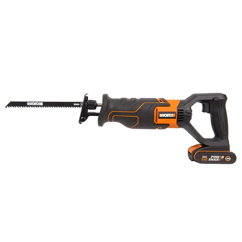 Сабельная пила WORX WX500 20V аккумуляторная — детальное фото